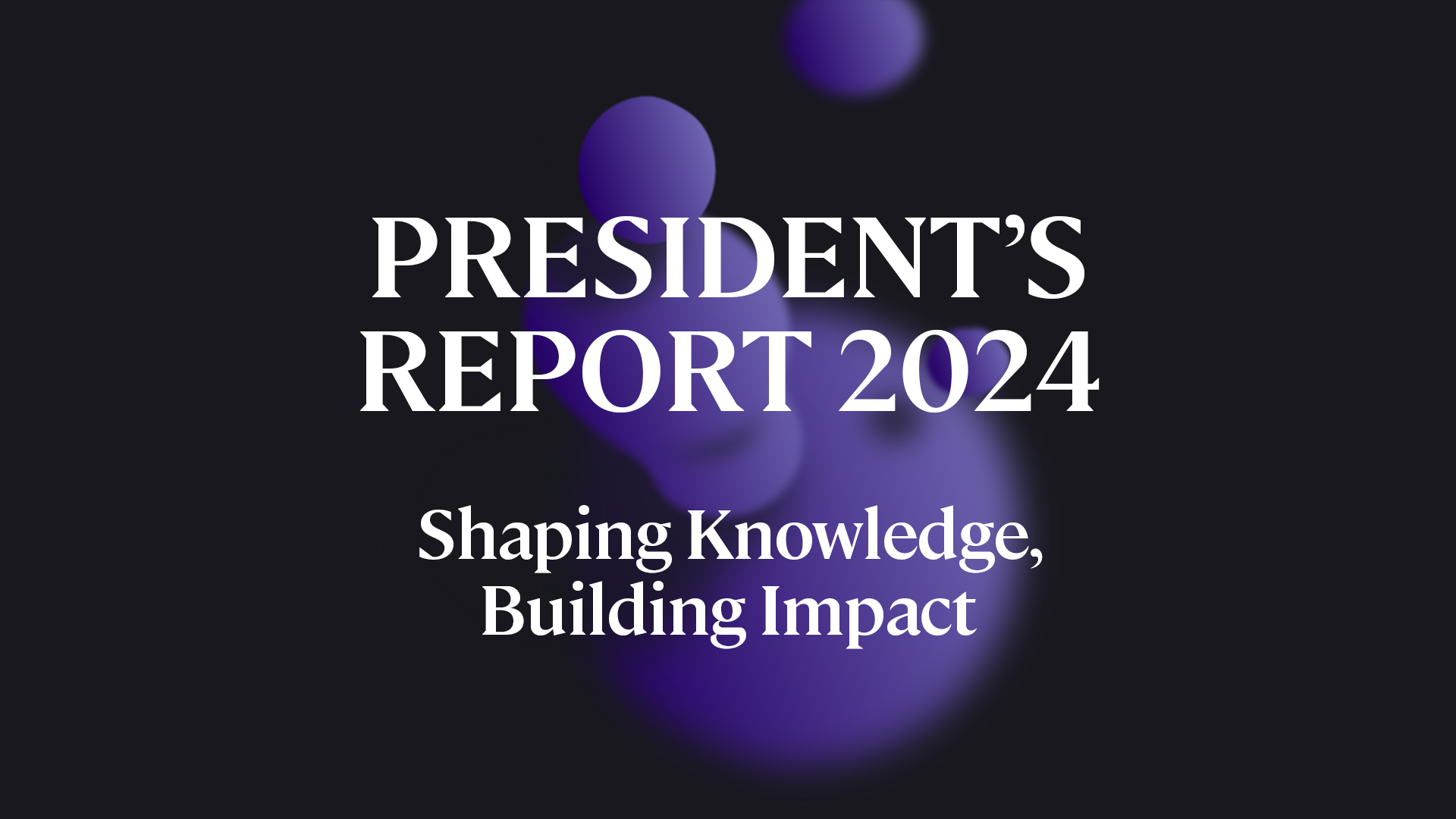 Presidents Report 2024