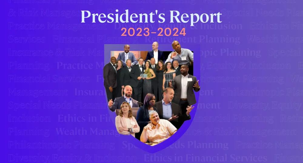 2023-2024 President's Report logo