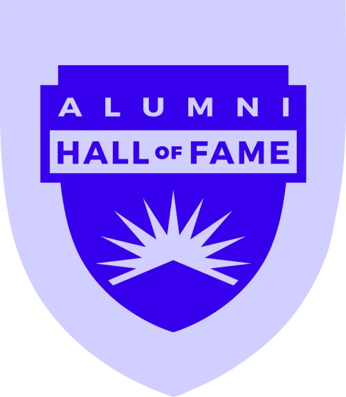 Alumni Hall of Fame shield logo