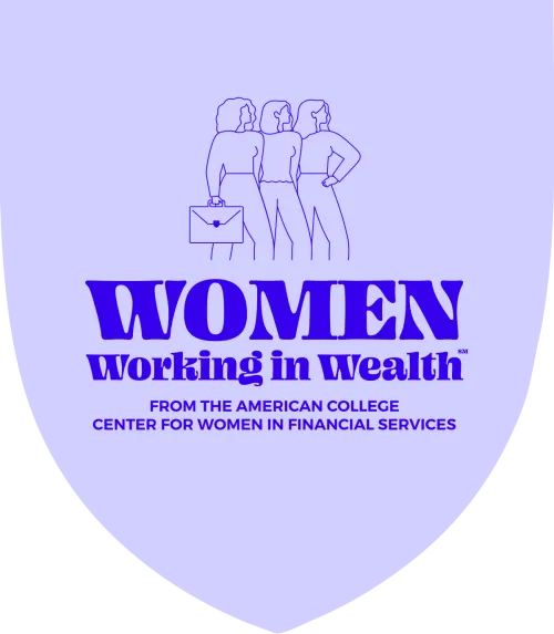 Woman Working in Wealth logo